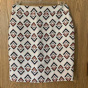 NWT Ann Taylor Petite Boho Pattern Pencil Skirt